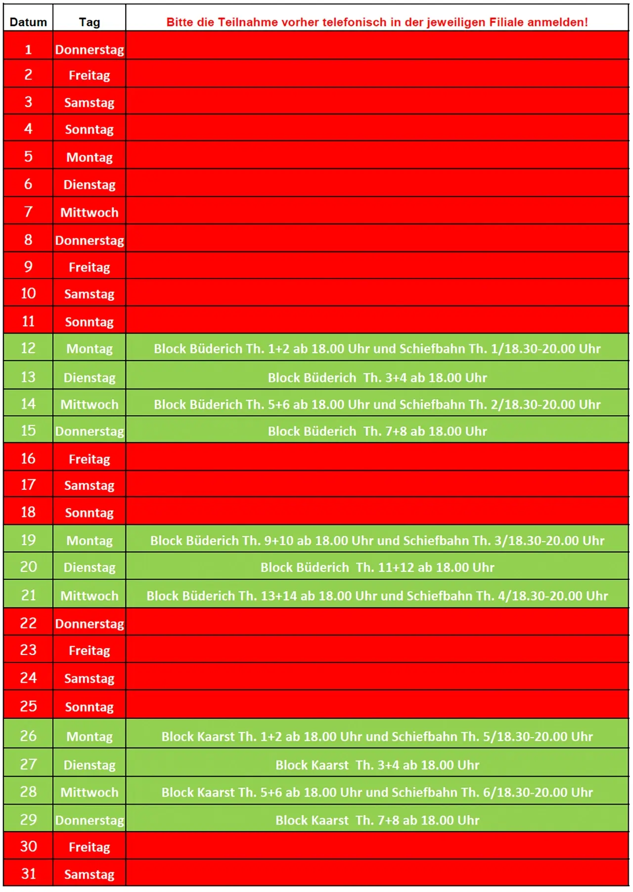Theorieplan Januar 2026